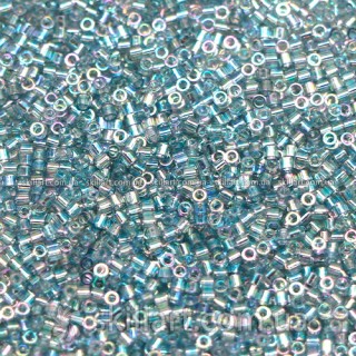 Бисер DBS-110 Miyuki Delica Beads Cut 15/0 (радужный, хрустальный)